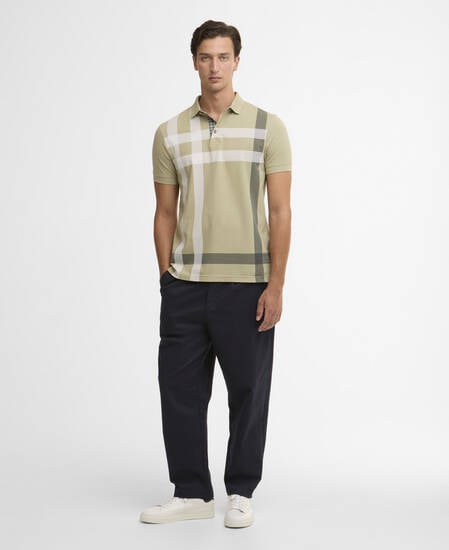 Polo Blaine Oversized Tartan Sea Green