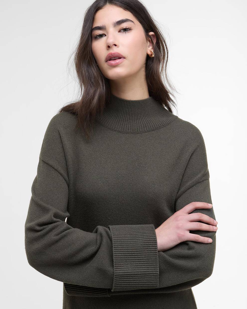 Mini-abito in maglia Lana