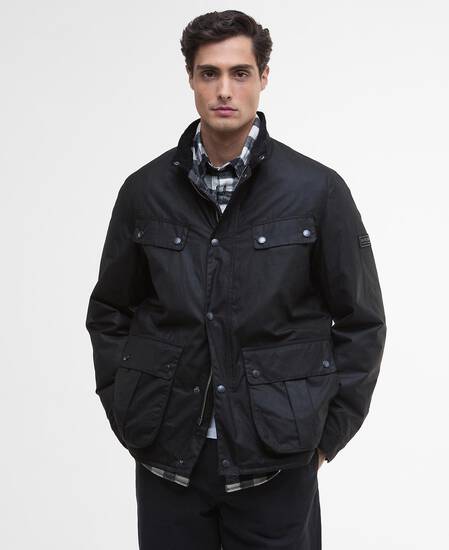 Dukeley Waxed Jacket Black