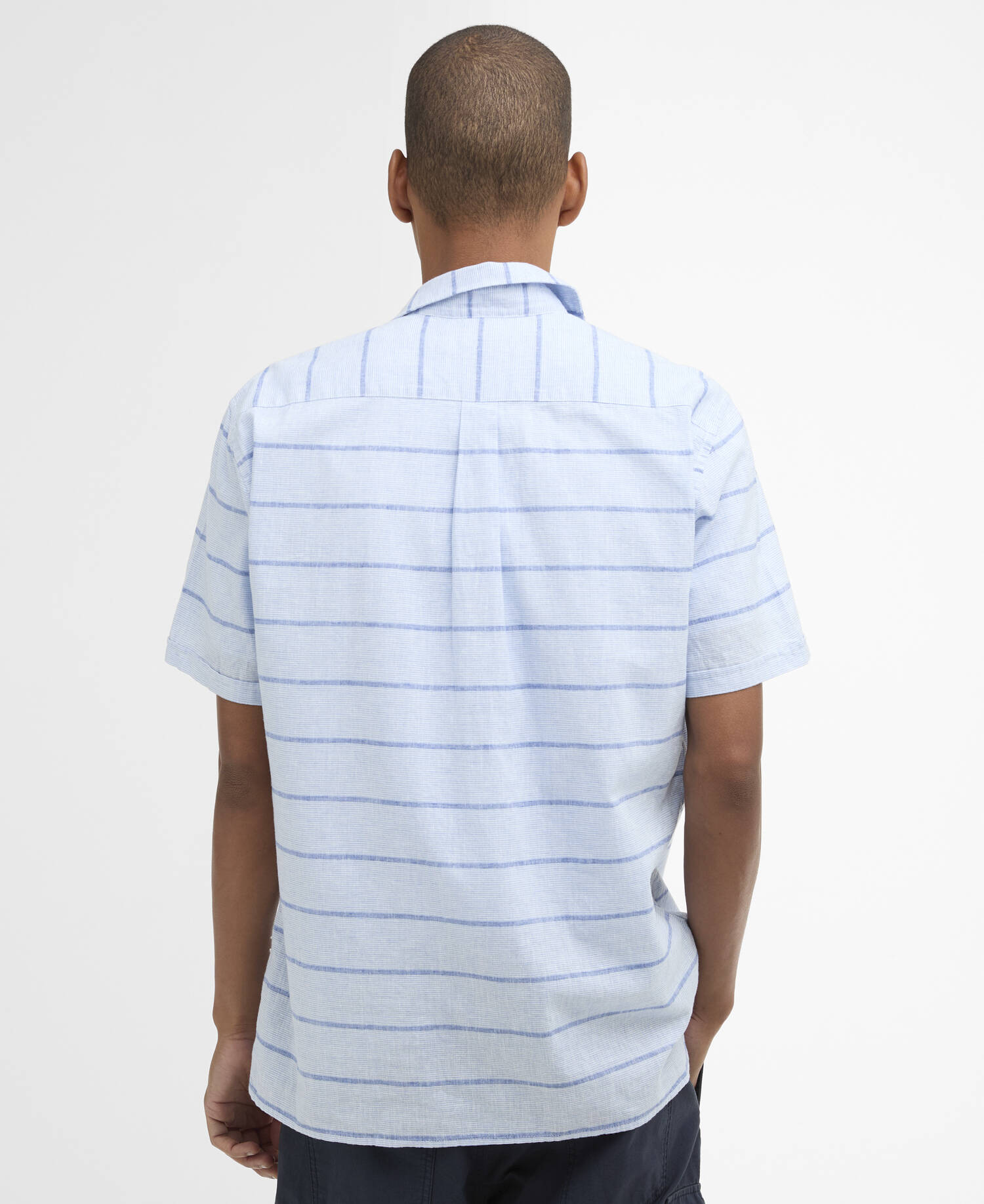 Kurzarmhemd Faverdale Striped Blue image number 2