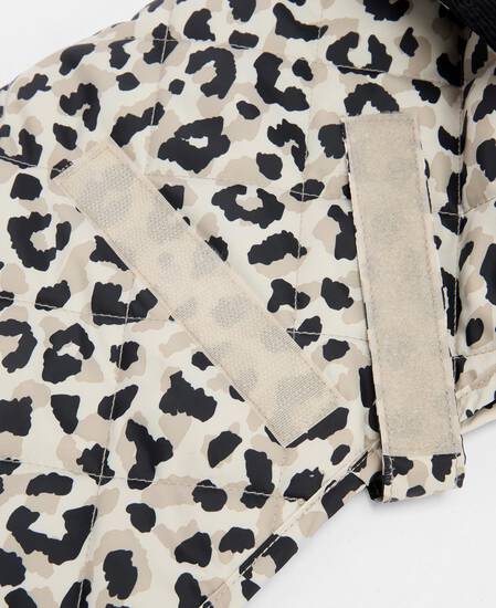 Harley Quilted Dog Coat Jasmine Leopard