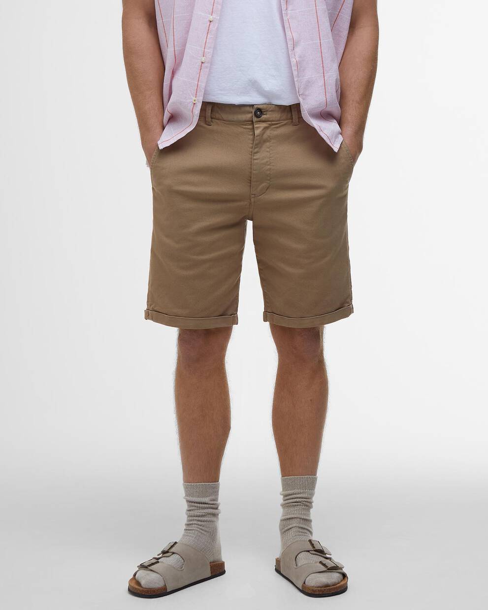 Washed Twill Chino Shorts