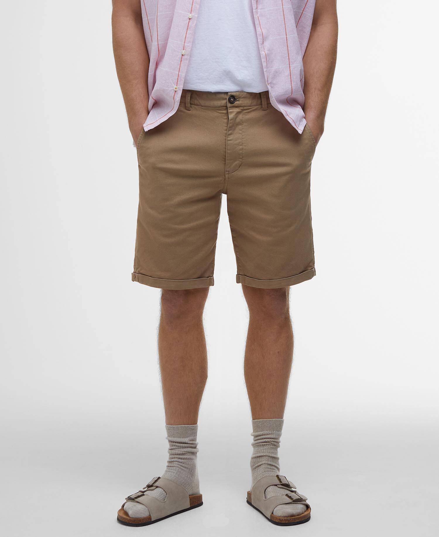 Washed Twill Chino Shorts image number 1