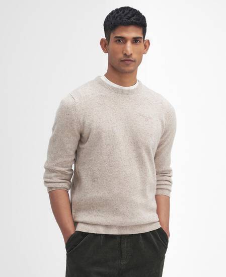 Essential Tisbury Crew-Neck Jumper Stone