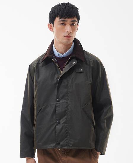Transport Waxed Jacket Olive