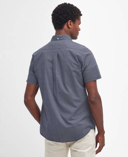 Shell Tailored Short-Sleeved Polo Shirt Classic Navy