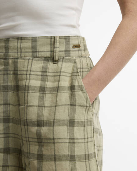 Shorts Orla Sage Green Tartan