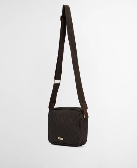 Borsa trapuntata a tracolla Olive