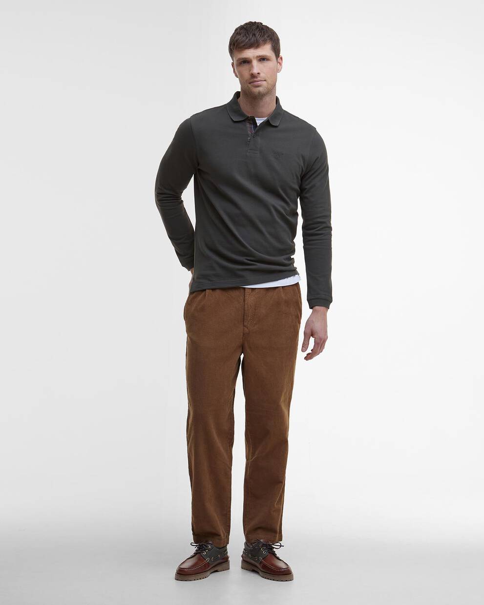 Essential Long-Sleeved Polo Shirt