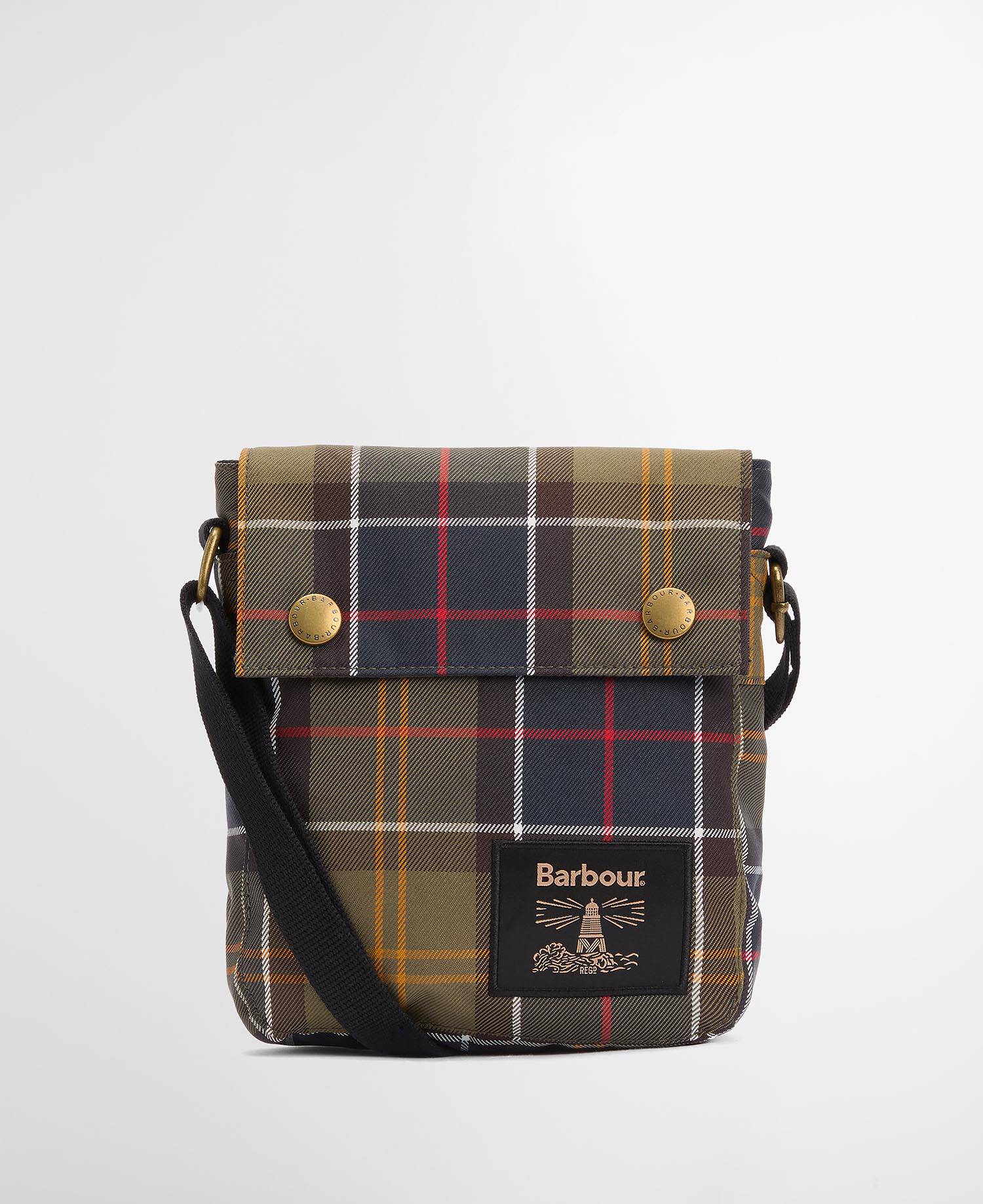 Borsa a tracolla in tartan Torridon image number 0