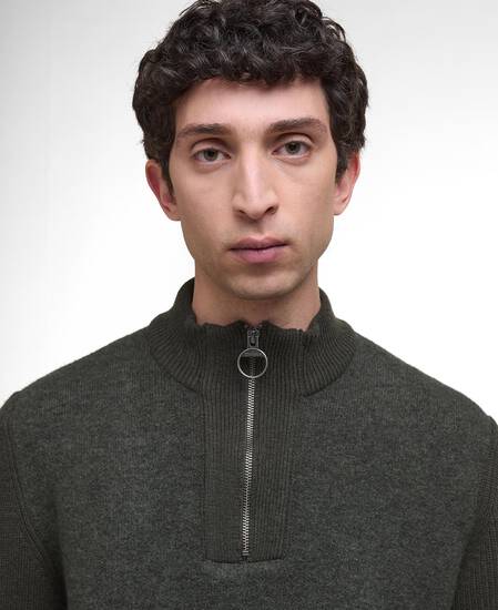 Pullover Milburn Half-Zip Dark Olive Pullover Milburn Half-Zip Dark Olive