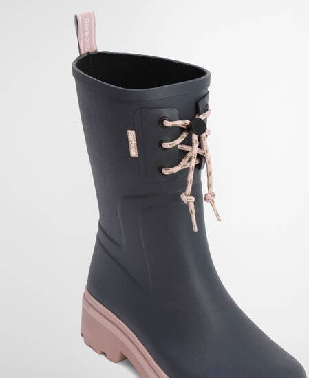 Devlin Wellingtons Dusky Grey/Gardenia Pink