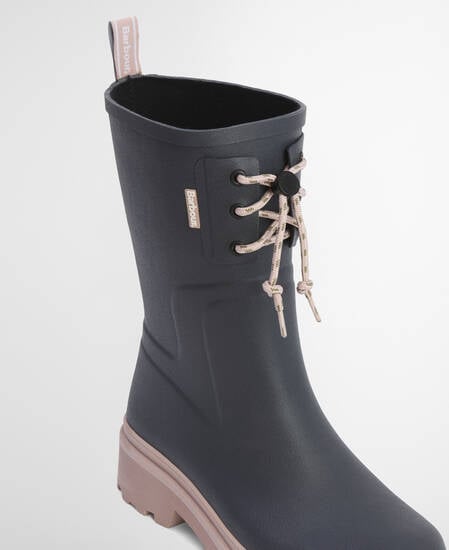 Devlin Wellingtons Dusky Grey/Gardenia Pink