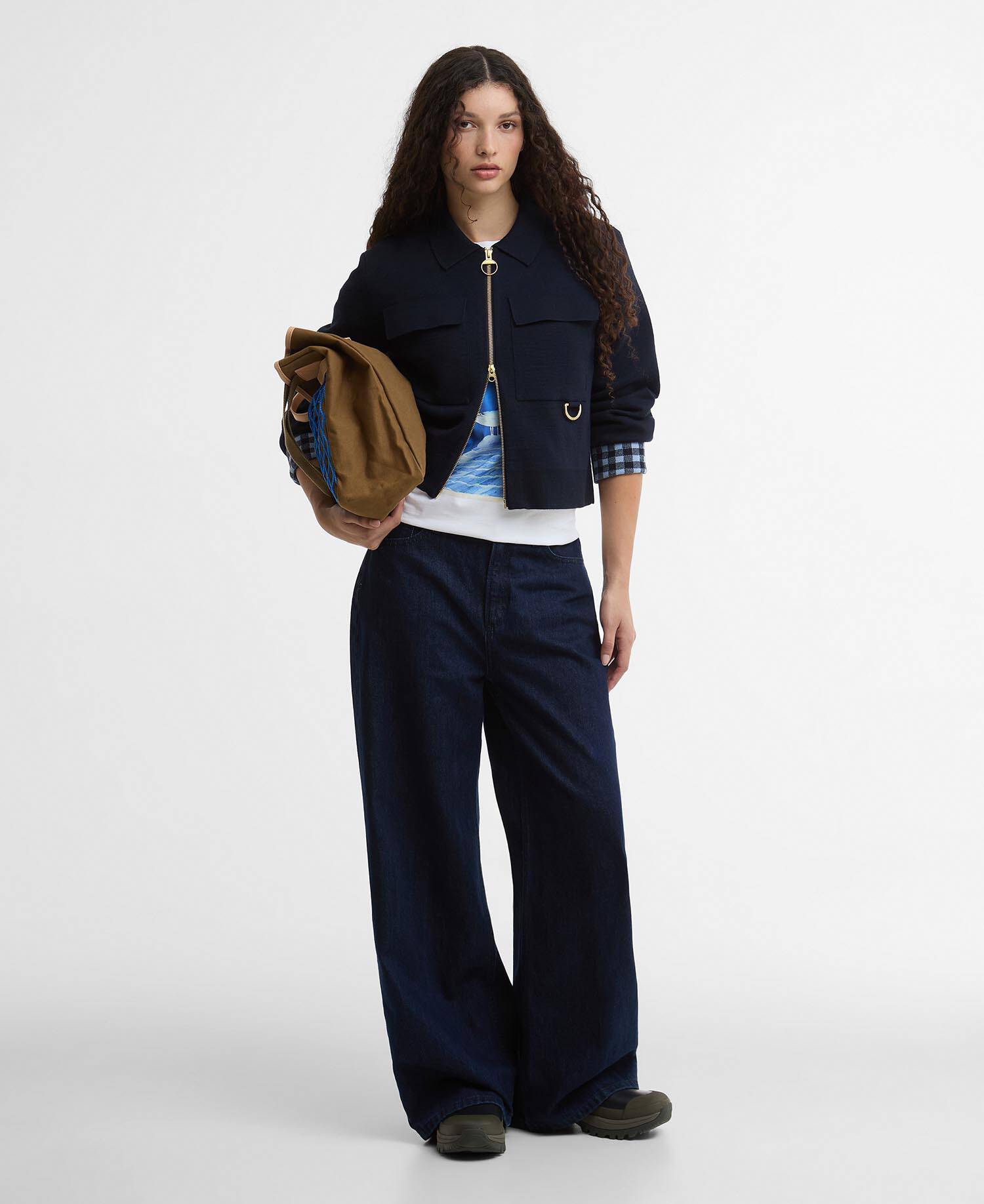 Paul Smith Loves Barbour Strickjacke Whitby image number 1