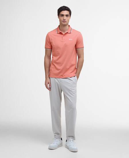 Ethan Polo Shirt Coral Ethan Polo Shirt Coral