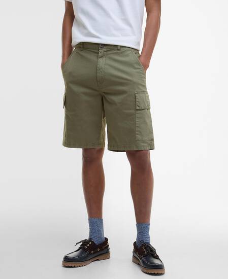 Twill Cargo Shorts Light Moss Twill Cargo Shorts Light Moss
