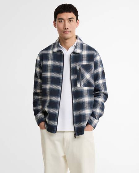 Overshirt Elm Checked Oxford Navy