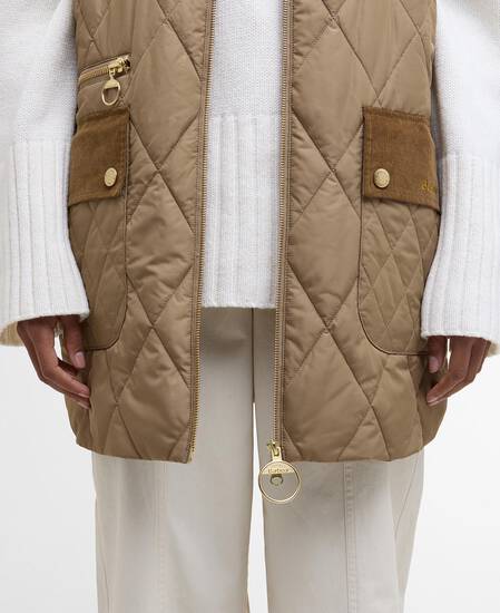 Gilet Lydia Military Brown/Ancient Tartan Gilet Lydia Military Brown/Ancient Tartan