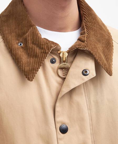 Transporter Oversized Casual Jacket Stone