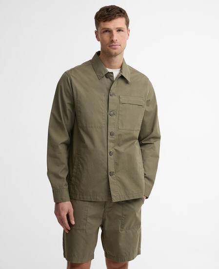 Sherburn Overshirt Dusty Olive