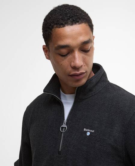 Essentials Half-Zip Fleece Charcoal Marl