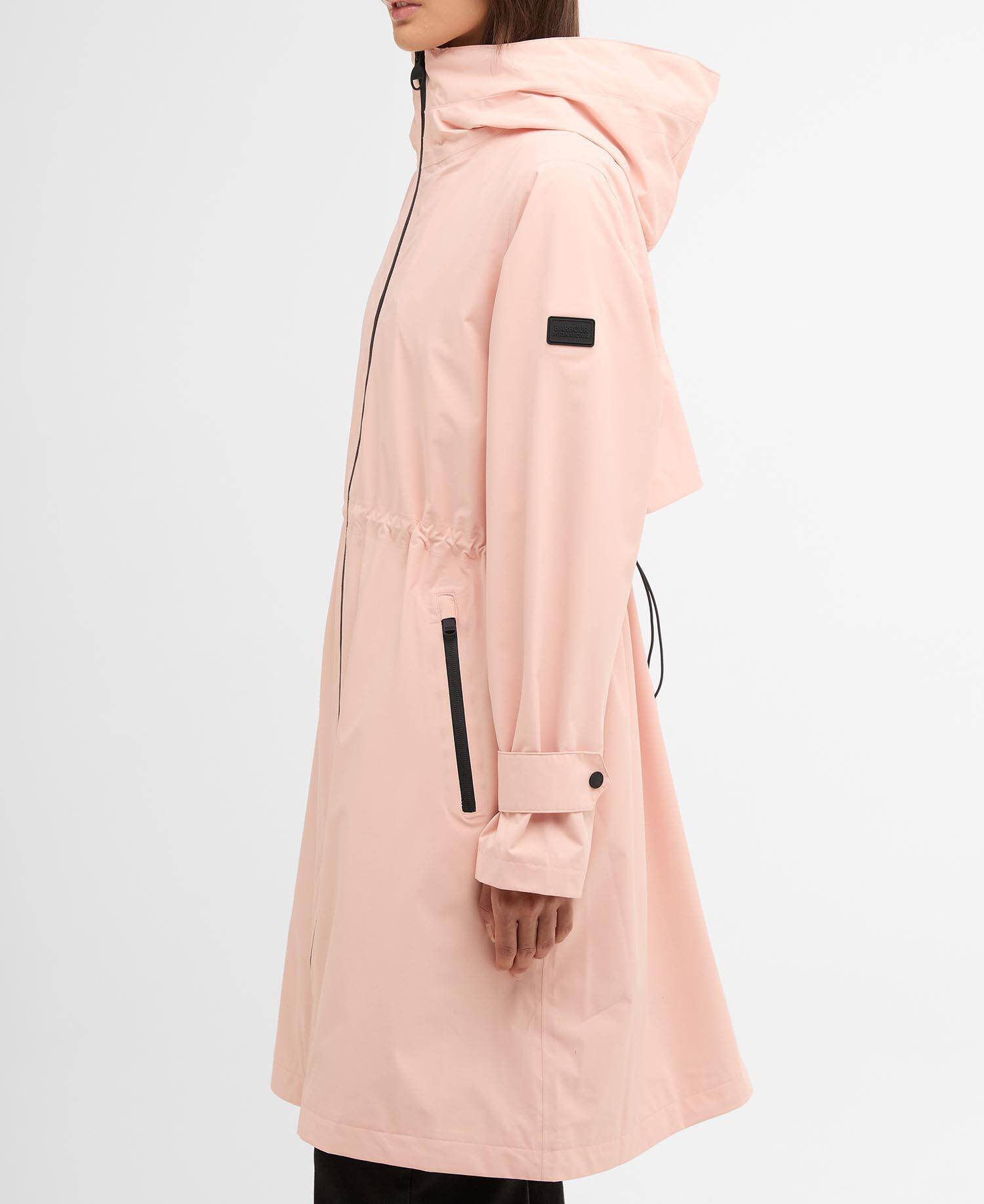 Kyra Longline Waterproof Jacket Desert Pink image number 4
