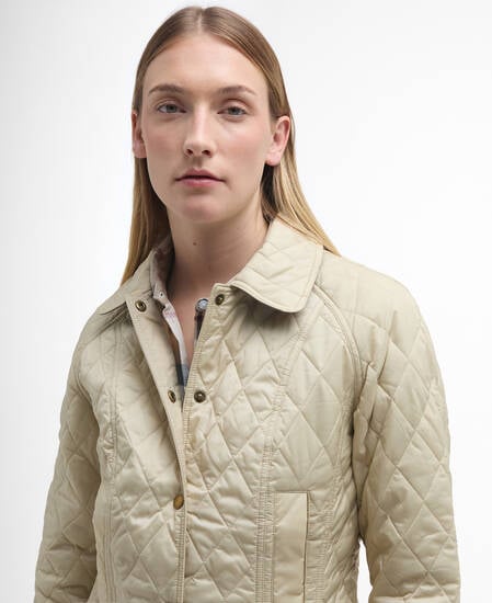 Summer Beadnell Quilted Jacket Pearl
