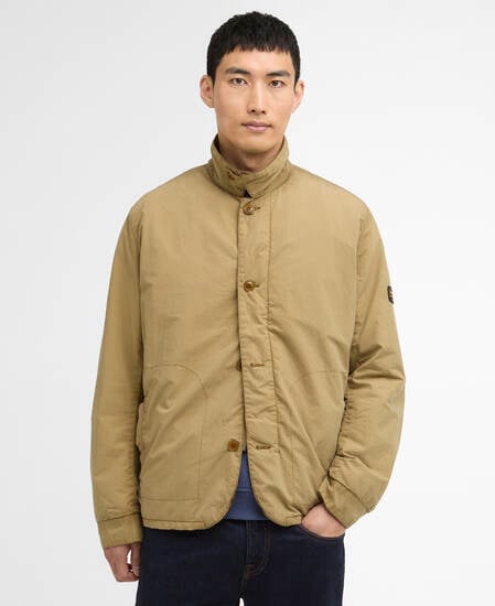 Troon Washed Waxed Jacket Sand