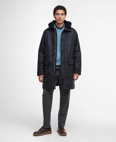 Trenchcoat Beaudale Waxed Navy