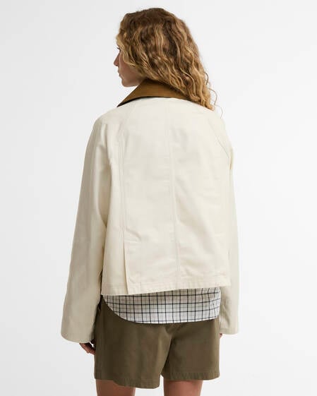 Cropped Beadnell Casual Jacket Light Pearl/Dress/Beige