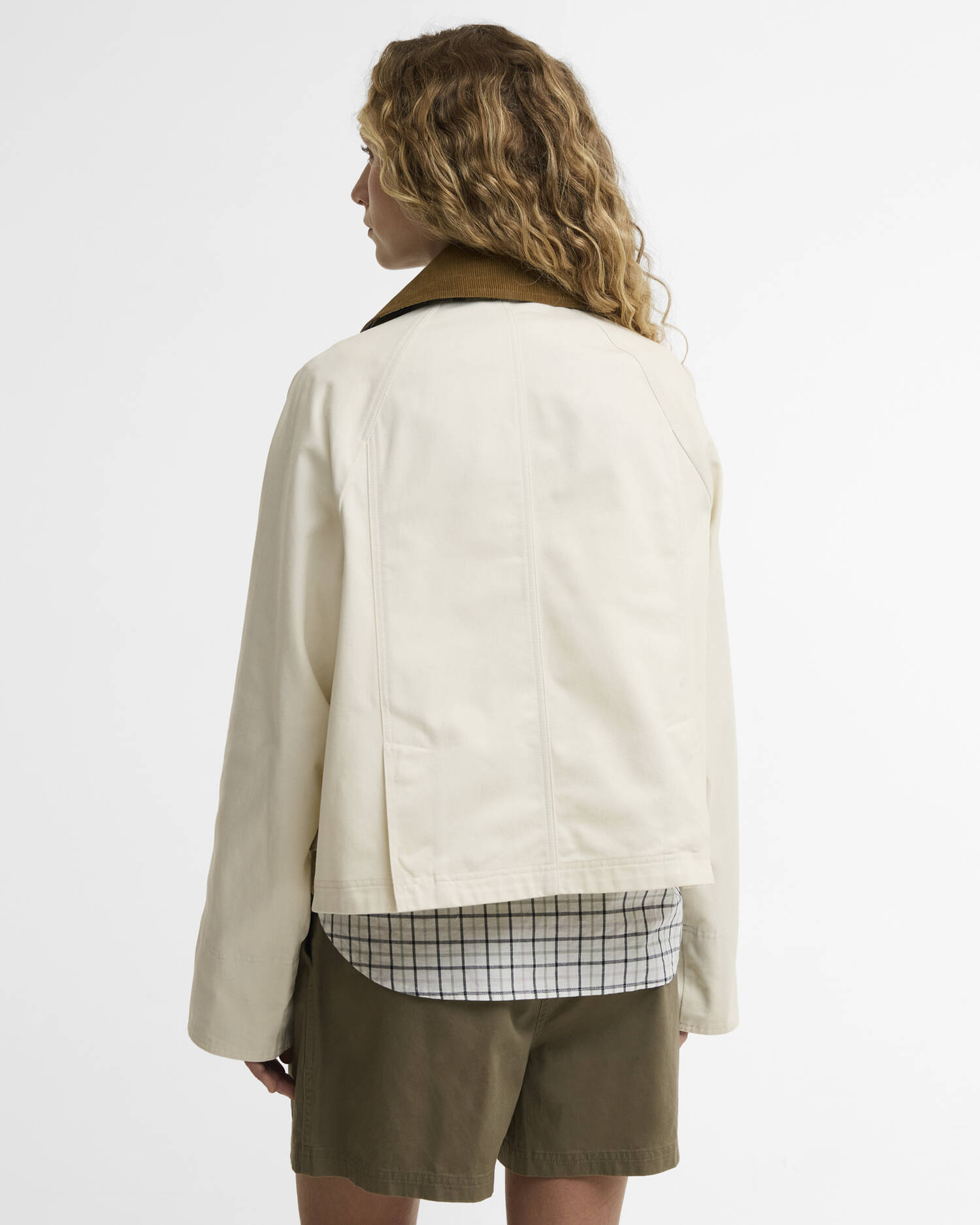 Cropped Beadnell Casual Jacket Light Pearl/Dress/Beige image number 2