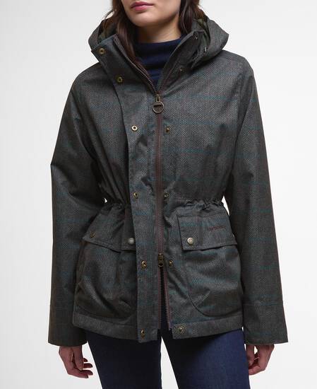 Dixon Waterproof Jacket Gardenia Tweed