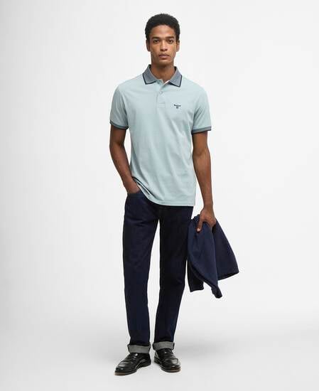 Cornsay Short-Sleeved Polo Shirt Slate