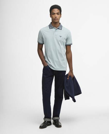 Cornsay Short-Sleeved Polo Shirt Slate