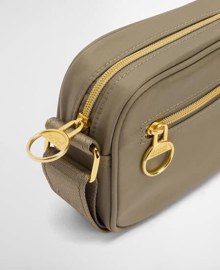 Micro Qualify Crossbody Bag Dusky Khaki