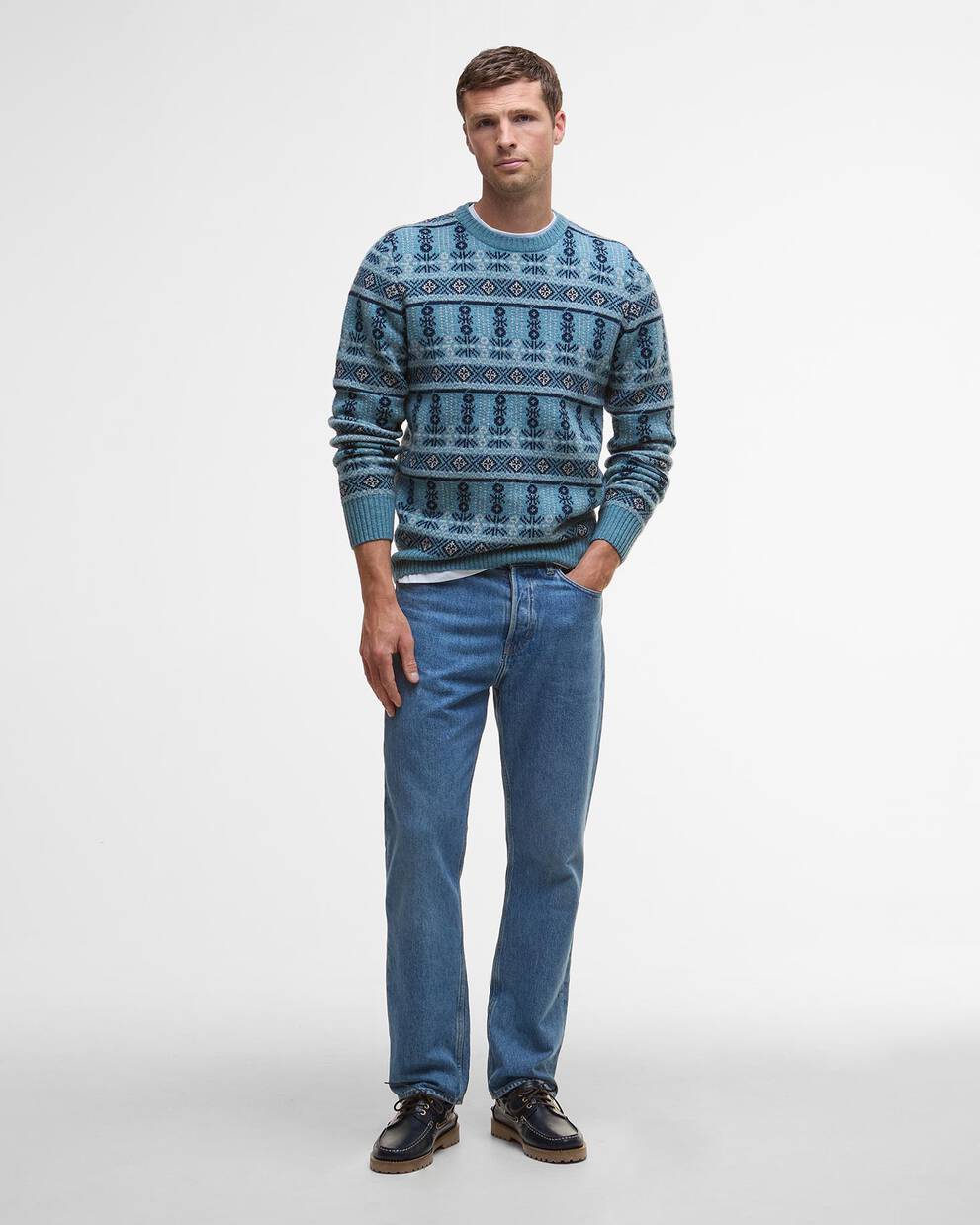 Grangetown Fair Isle Crew Neck Jumper