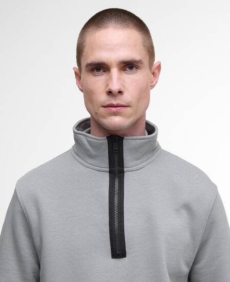 Outline Half-Zip Sweatshirt Ultimate Grey