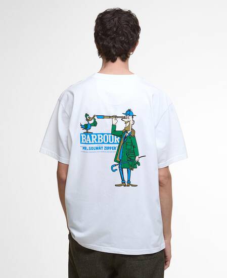 T-Shirt Mr Solway Oversized Graphic White