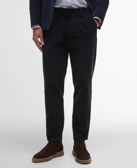Pantaloni a coste sottili Wallington Navy