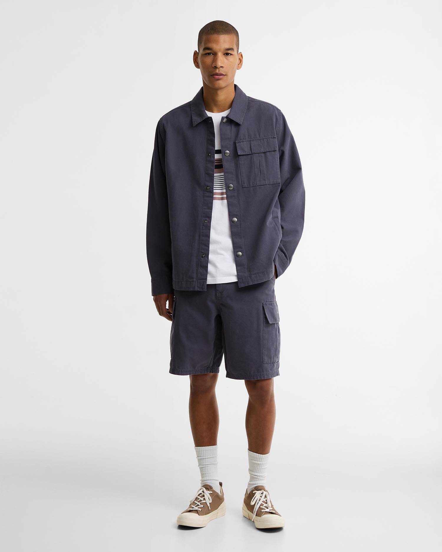 Wetheral Cargo Shorts Washed Navy image number 0