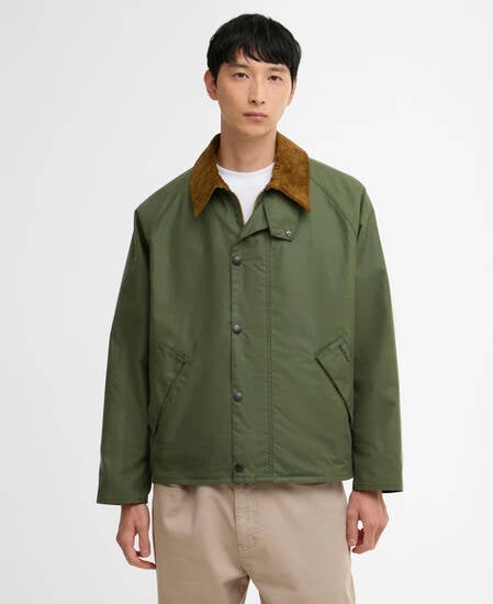 Transport Waxed Jacket Light Moss