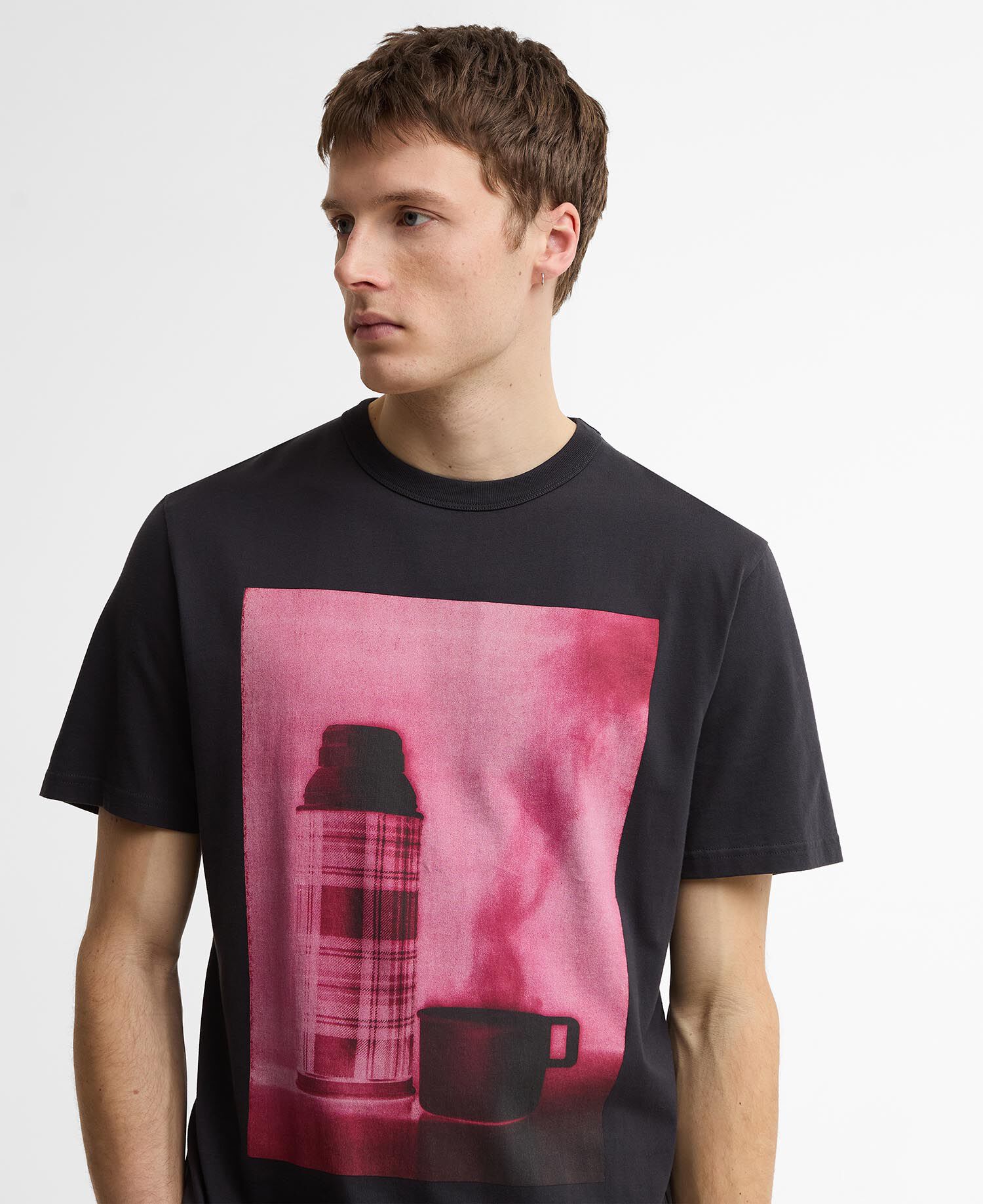 Paul Smith Loves Barbour T-Shirt Crosby Dark Navy