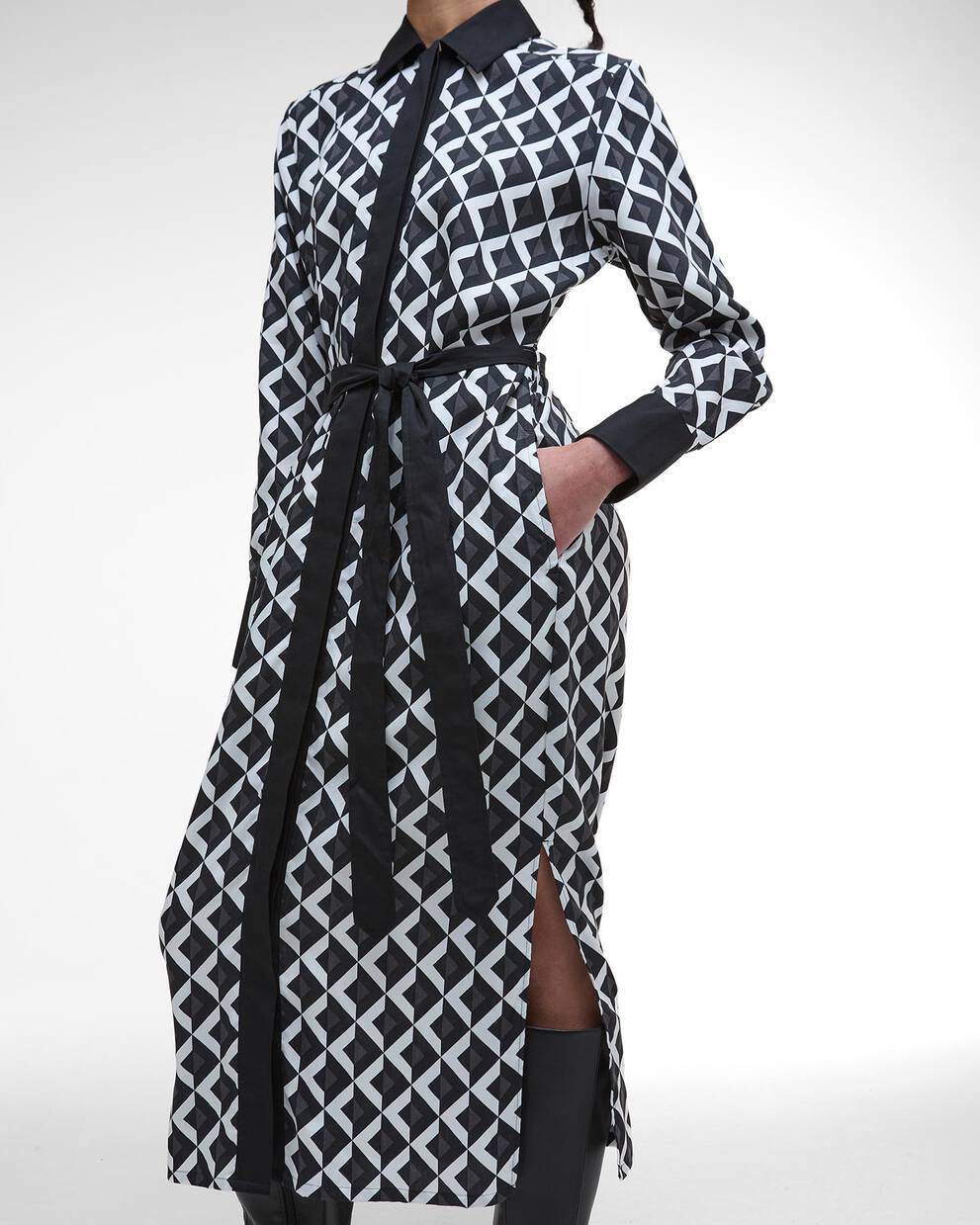 Abito midi con stampa Demi