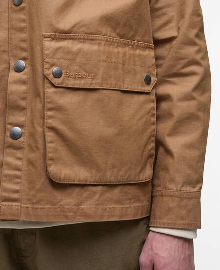 Kippford Canvas Overshirt Bronze Brown