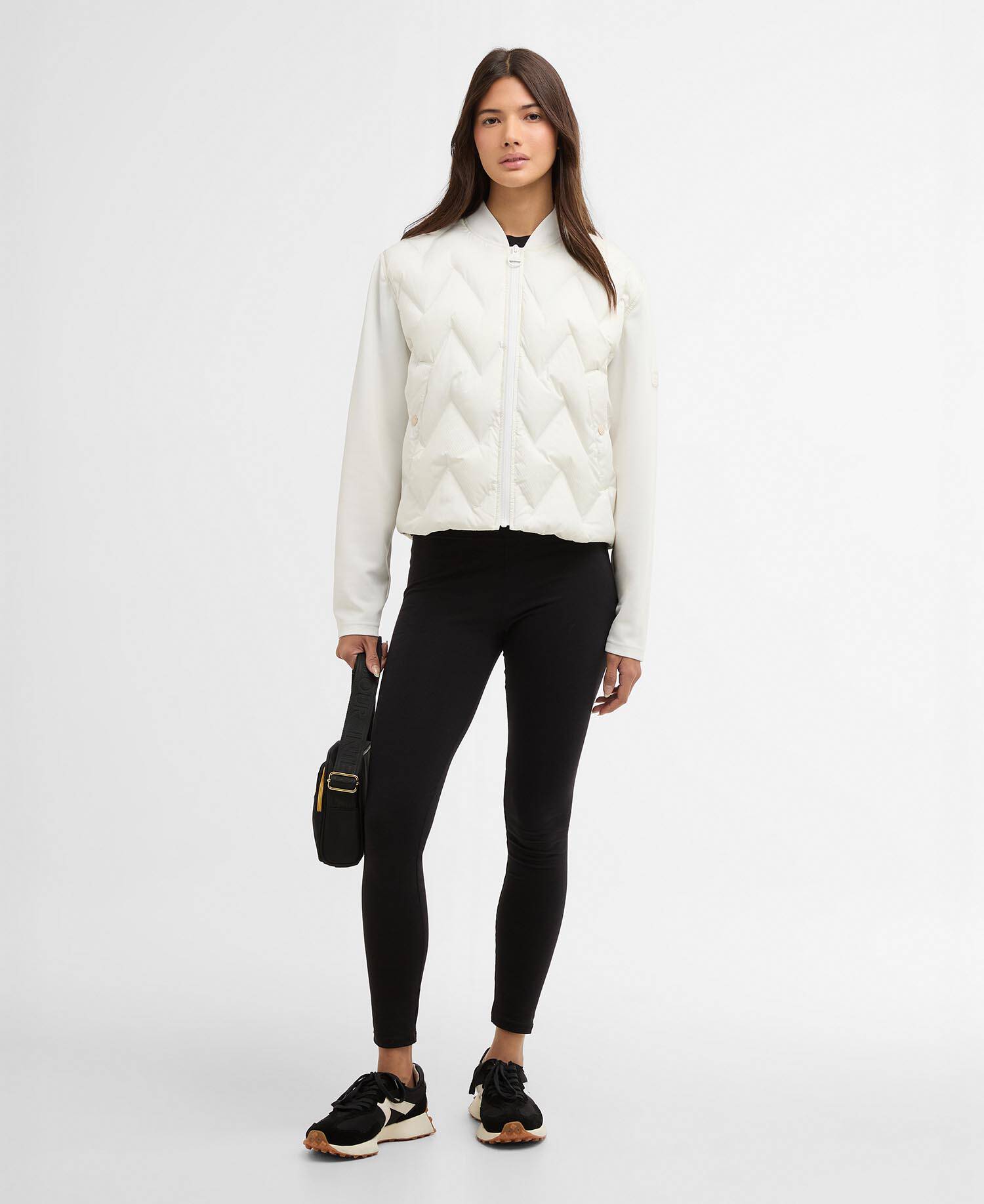 Prism Quilted Sweatshirt Vaporous Grey image number 1