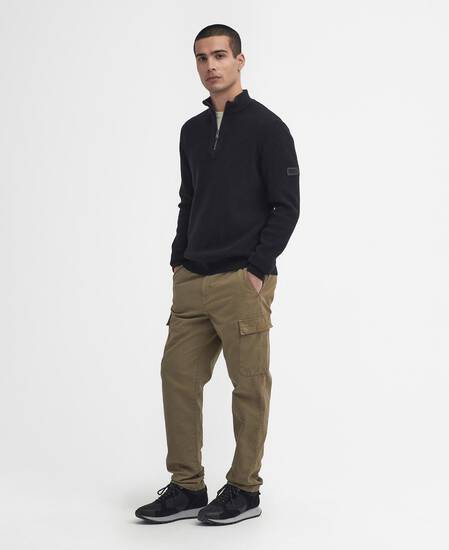 Maglione Crawley con zip corta 