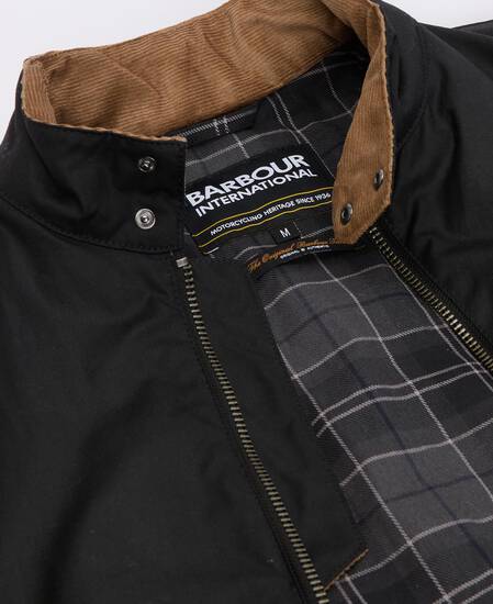 Chard Wax Jacket Black