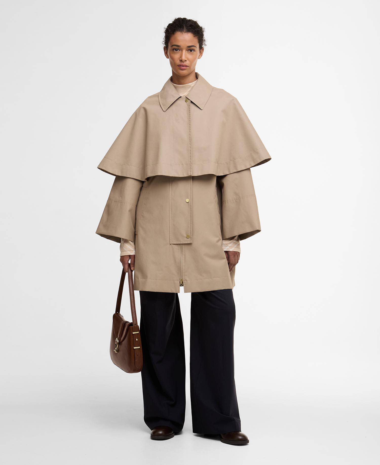 Fia Showerproof Jacket Honey/Ancient Poplar image number 1