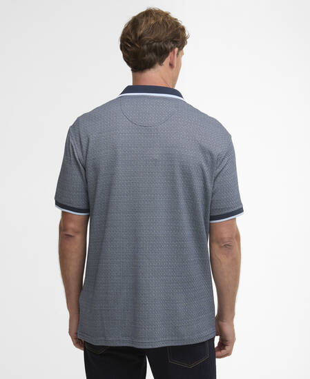 Weston Textured Polo Shirt Navy