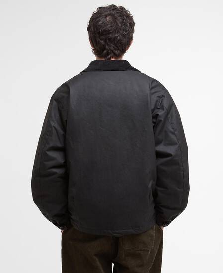 Hanger Waxed Deck Jacket Black